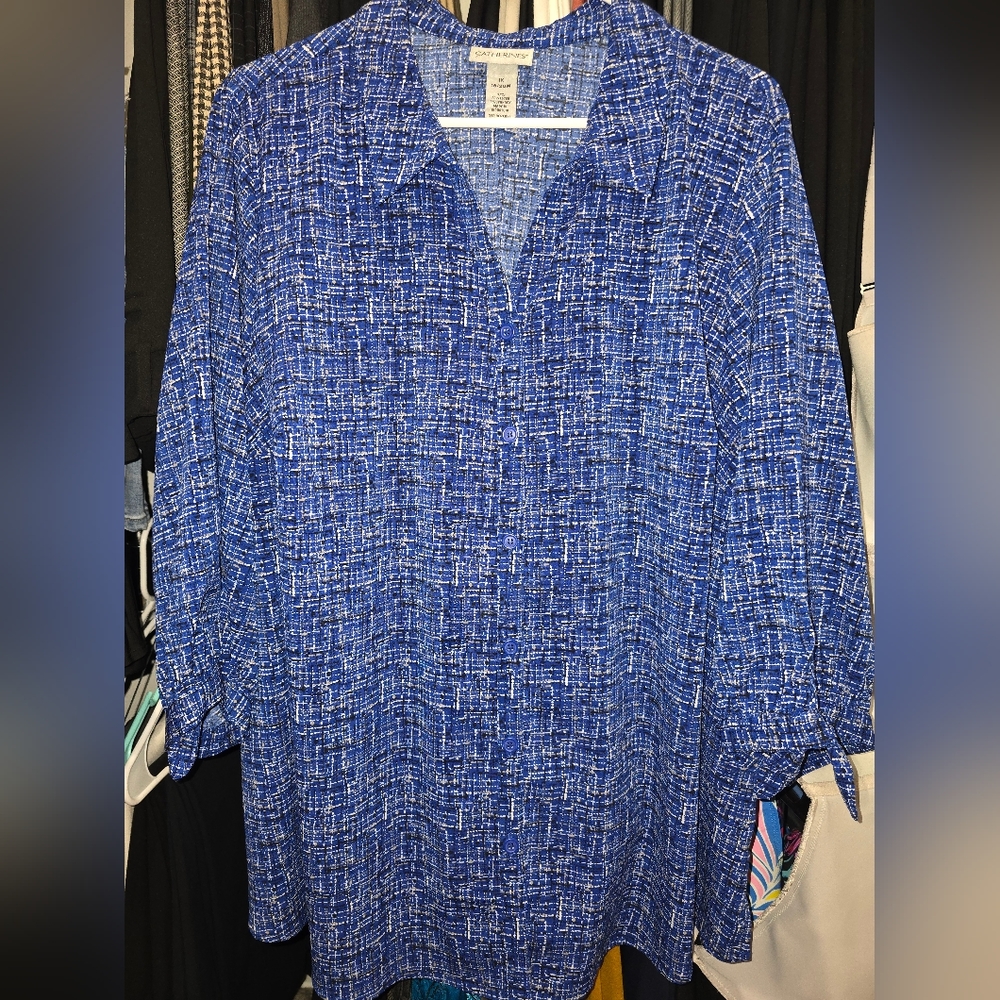 18/20 Button Down Blouse